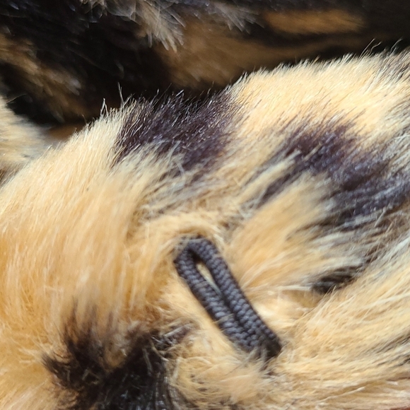 Leopard Faux Fur Coat Sz M - Picture 17 of 17